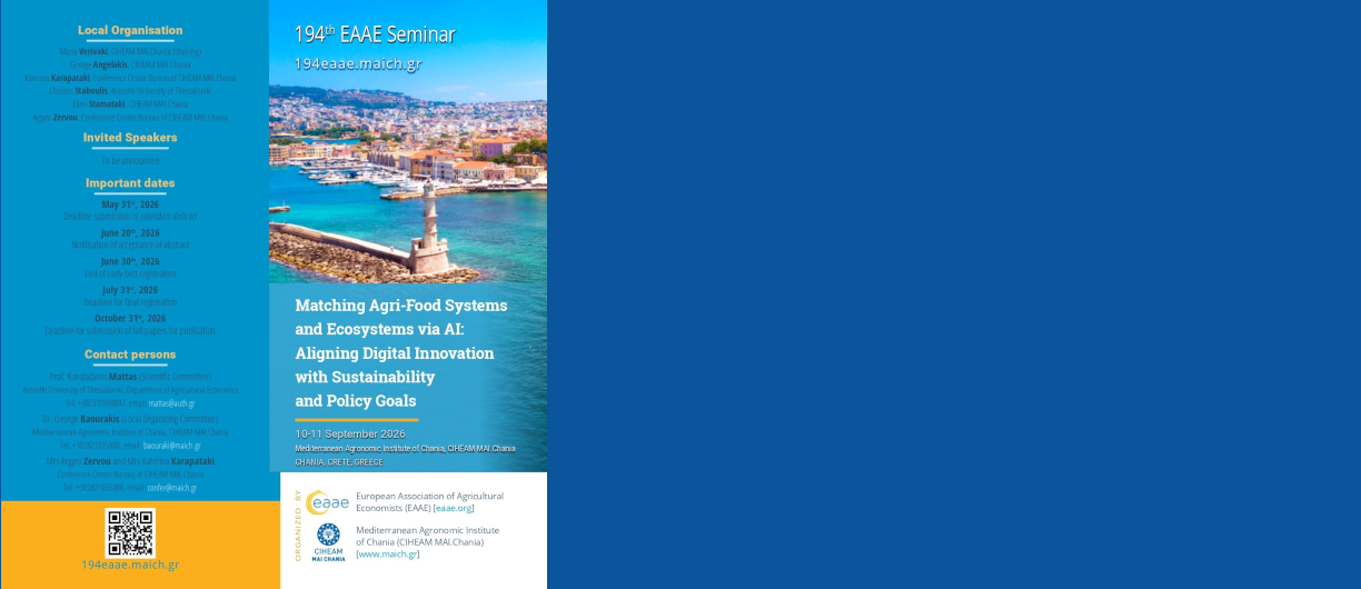 194th EAAE Seminar
